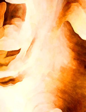 Soyut suluboya sanat eserleri. Fırça boyalı dijital resim. Renkli yaratıcı suluboya çizimi.