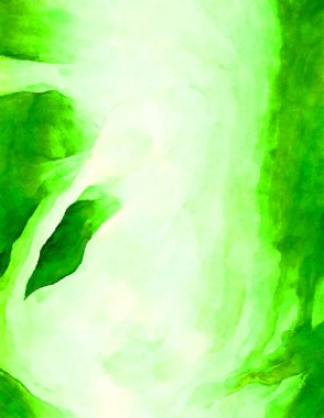 Soyut suluboya sanat eserleri. Fırça boyalı dijital resim. Renkli yaratıcı suluboya çizimi.