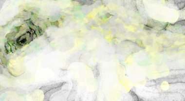 Soyut suluboya sanat eserleri. Fırça boyalı dijital resim. Renkli yaratıcı suluboya çizimi.