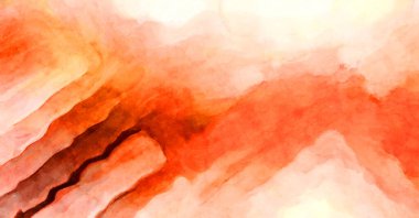 Soyut suluboya sanat eserleri. Fırça boyalı dijital resim. Renkli yaratıcı suluboya çizimi.