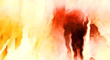 Soyut suluboya sanat eserleri. Fırça boyalı dijital resim. Renkli yaratıcı suluboya çizimi.