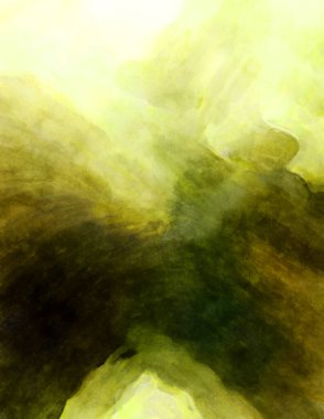 Soyut suluboya sanat eserleri. Fırça boyalı dijital resim. Renkli yaratıcı suluboya çizimi.