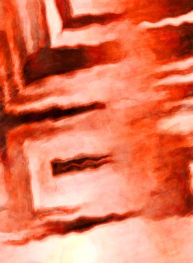 Soyut suluboya sanat eserleri. Fırça boyalı dijital resim. Renkli yaratıcı suluboya çizimi.