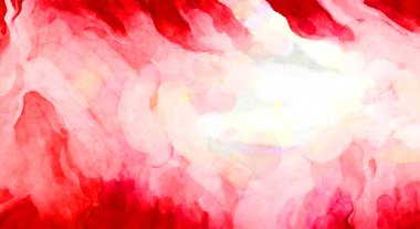 Soyut suluboya sanat eserleri. Fırça boyalı dijital resim. Renkli yaratıcı suluboya çizimi.