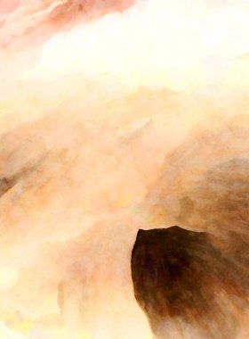 Soyut suluboya sanat eserleri. Fırça boyalı dijital resim. Renkli yaratıcı suluboya çizimi.