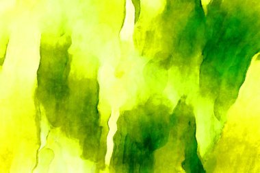 Soyut suluboya sanat eserleri. Fırça boyalı dijital resim. Renkli yaratıcı suluboya çizimi.