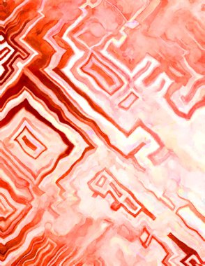 Soyut suluboya sanat eserleri. Fırça boyalı dijital resim. Renkli yaratıcı suluboya çizimi.