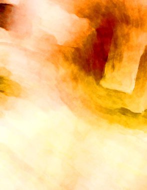 Soyut suluboya sanat eserleri. Fırça boyalı dijital resim. Renkli yaratıcı suluboya çizimi.