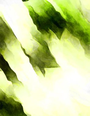 Soyut suluboya sanat eserleri. Fırça boyalı dijital resim. Renkli yaratıcı suluboya çizimi.