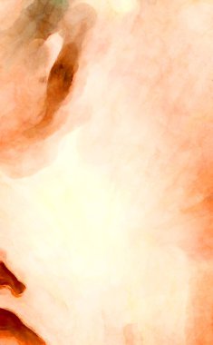 Soyut suluboya sanat eserleri. Fırça boyalı dijital resim. Renkli yaratıcı suluboya çizimi.