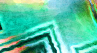 Soyut suluboya sanat eserleri. Fırça boyalı dijital resim. Renkli yaratıcı suluboya çizimi.