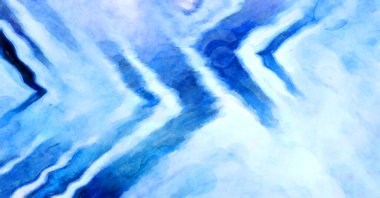 Soyut suluboya sanat eserleri. Fırça boyalı dijital resim. Renkli yaratıcı suluboya çizimi.