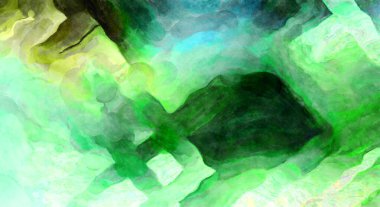 Soyut suluboya sanat eserleri. Fırça boyalı dijital resim. Renkli yaratıcı suluboya çizimi.