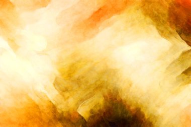 Soyut suluboya sanat eserleri. Fırça boyalı dijital resim. Renkli yaratıcı suluboya çizimi.