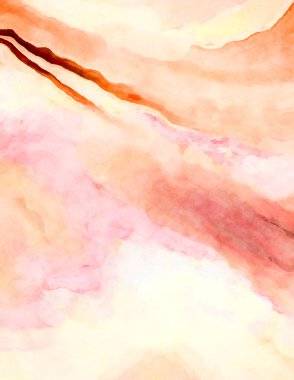 Soyut suluboya sanat eserleri. Fırça boyalı dijital resim. Renkli yaratıcı suluboya çizimi.