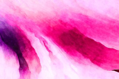 Soyut suluboya sanat eserleri. Fırça boyalı dijital resim. Renkli yaratıcı suluboya çizimi.