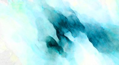 Soyut suluboya sanat eserleri. Fırça boyalı dijital resim. Renkli yaratıcı suluboya çizimi.