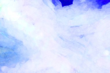 Soyut suluboya sanat eserleri. Fırça boyalı dijital resim. Renkli yaratıcı suluboya çizimi.