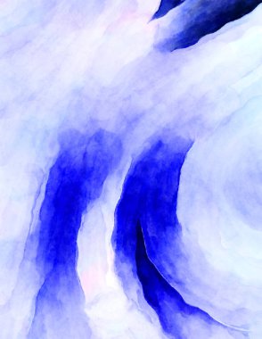 Soyut suluboya sanat eserleri. Fırça boyalı dijital resim. Renkli yaratıcı suluboya çizimi.