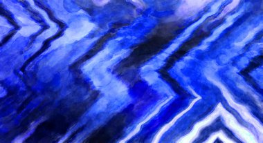 Soyut suluboya sanat eserleri. Fırça boyalı dijital resim. Renkli yaratıcı suluboya çizimi.