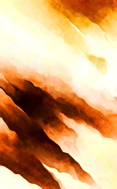 Soyut suluboya sanat eserleri. Fırça boyalı dijital resim. Renkli yaratıcı suluboya çizimi.