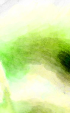 Soyut suluboya sanat eserleri. Fırça boyalı dijital resim. Renkli yaratıcı suluboya çizimi.