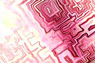 Soyut suluboya sanat eserleri. Fırça boyalı dijital resim. Renkli yaratıcı suluboya çizimi.