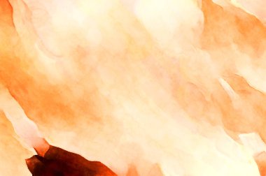 Soyut suluboya sanat eserleri. Fırça boyalı dijital resim. Renkli yaratıcı suluboya çizimi.