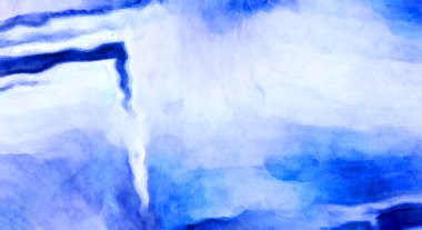 Soyut suluboya sanat eserleri. Fırça boyalı dijital resim. Renkli yaratıcı suluboya çizimi.