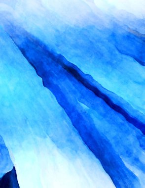 Soyut suluboya sanat eserleri. Fırça boyalı dijital resim. Renkli yaratıcı suluboya çizimi.