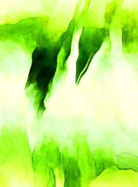 Soyut suluboya sanat eserleri. Fırça boyalı dijital resim. Renkli yaratıcı suluboya çizimi.