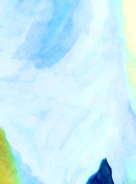 Soyut suluboya sanat eserleri. Fırça boyalı dijital resim. Renkli yaratıcı suluboya çizimi.