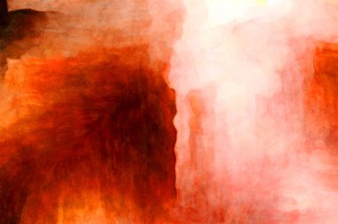 Soyut suluboya sanat eserleri. Fırça boyalı dijital resim. Renkli yaratıcı suluboya çizimi.