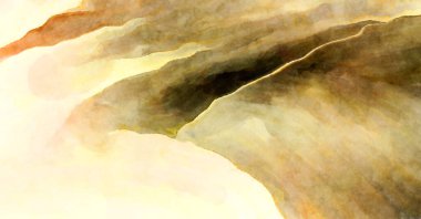 Soyut suluboya sanat eserleri. Fırça boyalı dijital resim. Renkli yaratıcı suluboya çizimi.