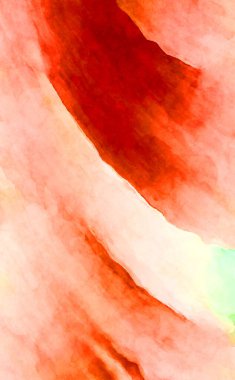 Soyut suluboya sanat eserleri. Fırça boyalı dijital resim. Renkli yaratıcı suluboya çizimi.