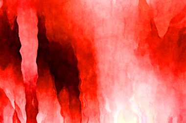 Soyut suluboya sanat eserleri. Fırça boyalı dijital resim. Renkli yaratıcı suluboya çizimi.