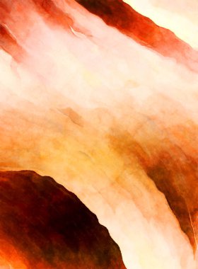 Soyut suluboya sanat eserleri. Fırça boyalı dijital resim. Renkli yaratıcı suluboya çizimi.