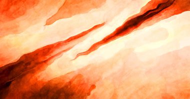 Soyut suluboya sanat eserleri. Fırça boyalı dijital resim. Renkli yaratıcı suluboya çizimi.