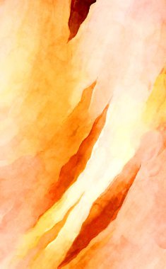 Soyut suluboya sanat eserleri. Fırça boyalı dijital resim. Renkli yaratıcı suluboya çizimi.