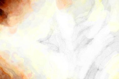 Soyut suluboya sanat eserleri. Fırça boyalı dijital resim. Renkli yaratıcı suluboya çizimi.