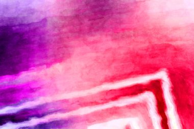 Soyut suluboya sanat eserleri. Fırça boyalı dijital resim. Renkli yaratıcı suluboya çizimi.