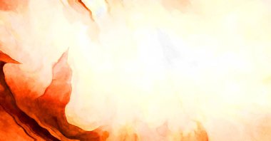 Soyut suluboya sanat eserleri. Fırça boyalı dijital resim. Renkli yaratıcı suluboya çizimi.