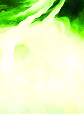 Soyut suluboya sanat eserleri. Fırça boyalı dijital resim. Renkli yaratıcı suluboya çizimi.