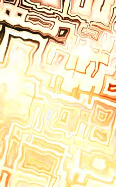 Soyut suluboya sanat eserleri. Fırça boyalı dijital resim. Renkli yaratıcı suluboya çizimi.