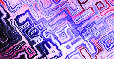 Soyut suluboya sanat eserleri. Fırça boyalı dijital resim. Renkli yaratıcı suluboya çizimi.