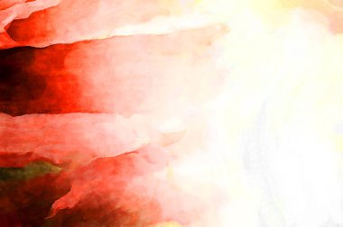 Soyut suluboya sanat eserleri. Fırça boyalı dijital resim. Renkli yaratıcı suluboya çizimi.