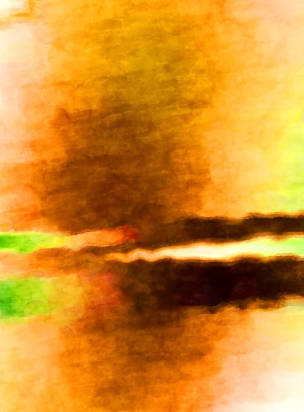 추상적 수채화 작품입니다 브러시는 디지털 그림을 그렸다 색깔의 수채화 — 스톡 사진