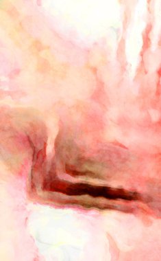 Soyut suluboya sanat eserleri. Fırça boyalı dijital resim. Renkli yaratıcı suluboya çizimi.