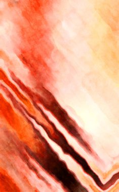 Soyut suluboya sanat eserleri. Fırça boyalı dijital resim. Renkli yaratıcı suluboya çizimi.