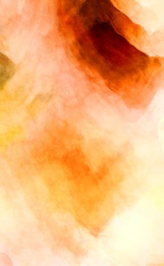 Soyut suluboya sanat eserleri. Fırça boyalı dijital resim. Renkli yaratıcı suluboya çizimi.